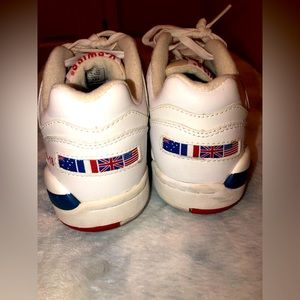 K Swiss White Sneakers World Flags